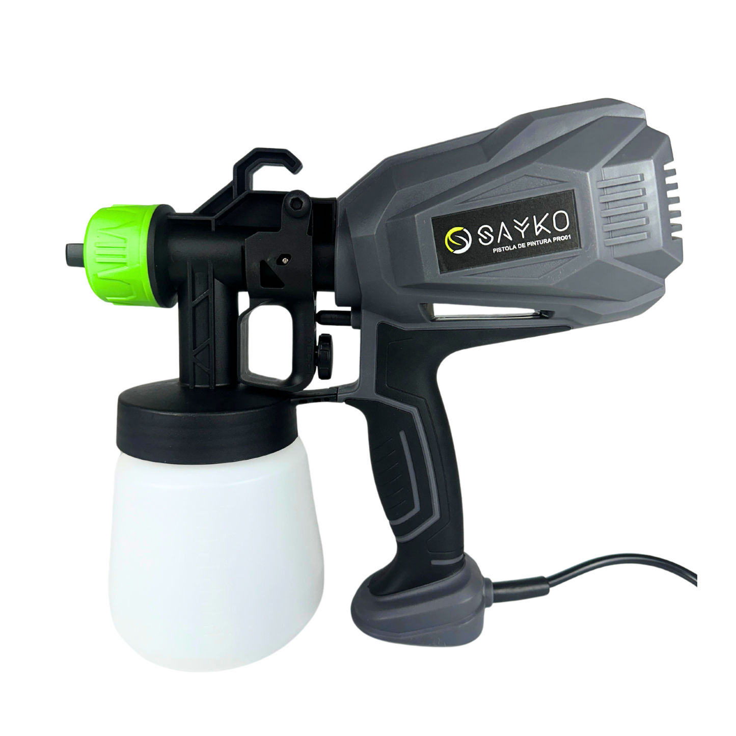 Sayko Pistola Elétrica Pintura Pulverizar 400w Hvlp