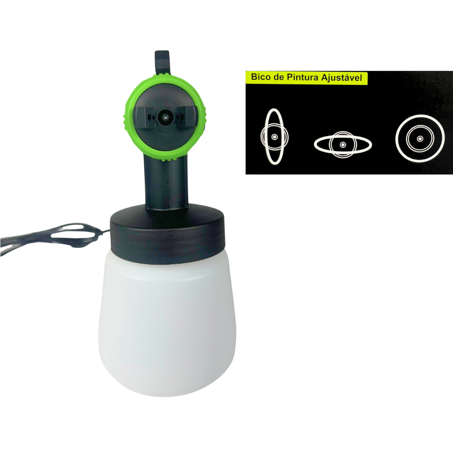 Sayko Pistola Elétrica Pintura Pulverizar 400w Hvlp