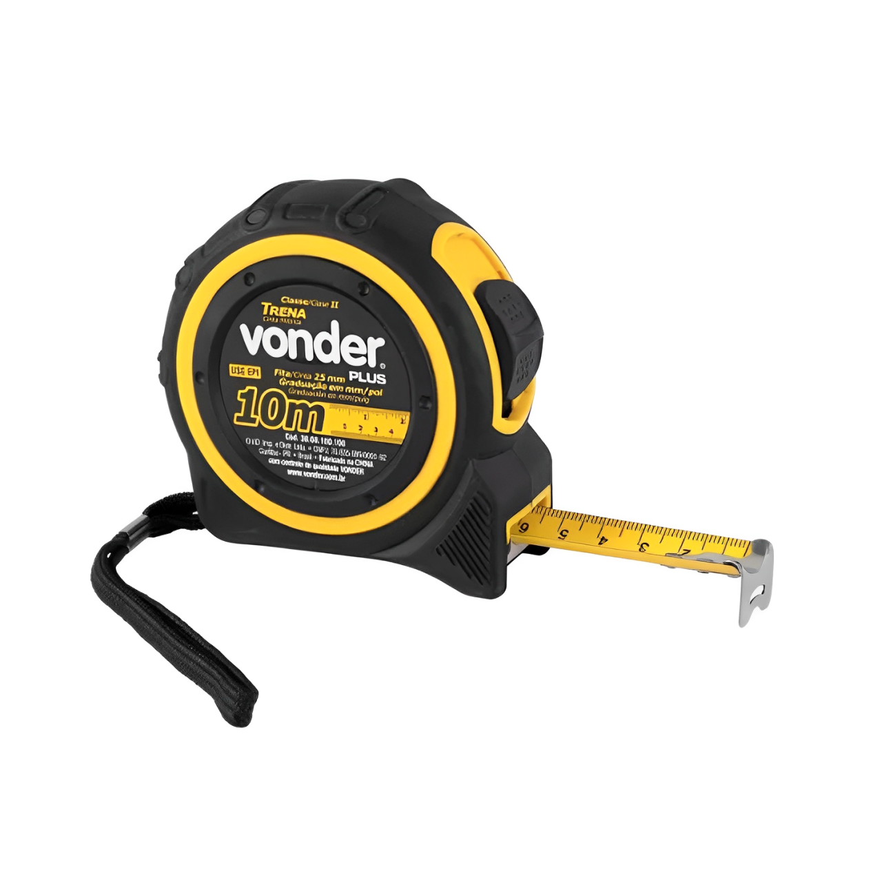 Trena em Aço 10m X 25mm VD PLUS (3868100100) - VONDER