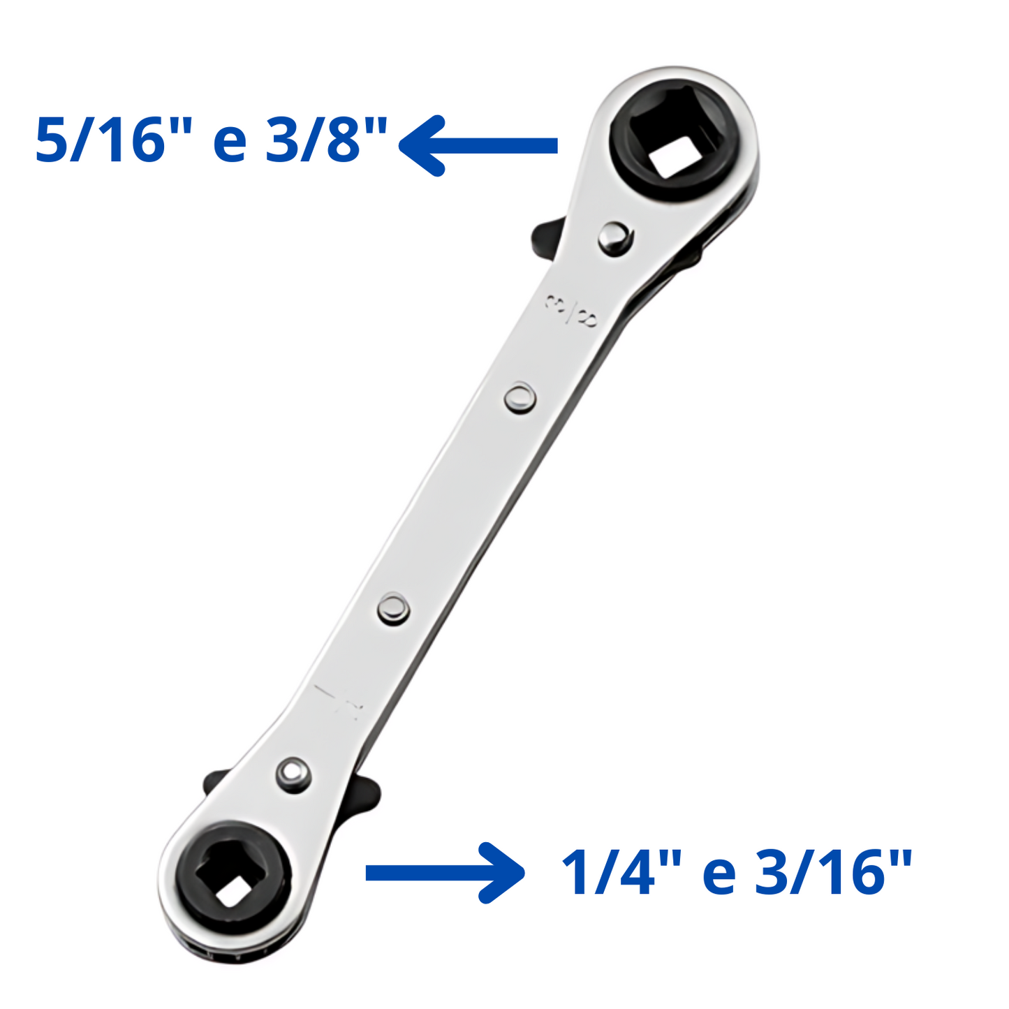 Chave Catraca CT 122 de 1/4" - 3/8" - 3/16" - 5/16" (20003.0900.71) - FRIVEN