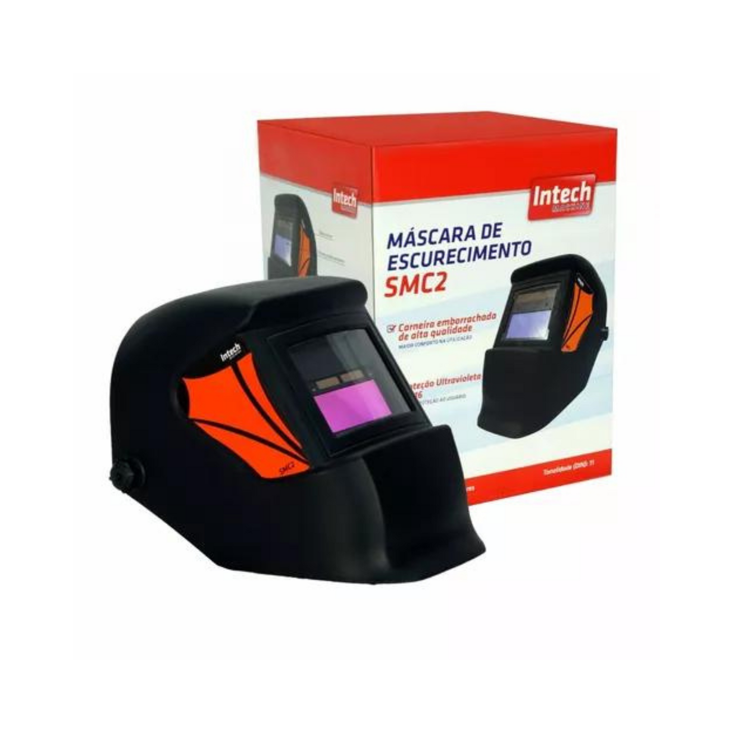 Kit Inversor para Solda (SMIG160 220V) + Máscara de Proteção com Escurecimento Automático (SMC2)
