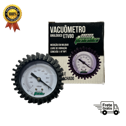 Kit Refrigeração 06 - Bomba de Vácuo 5CFM (ET140) + Manifold (ET361) + Flangeador Excêntrico (EOS-N806AM-L) + Vacuômetro (ETV80)