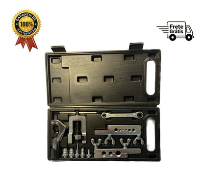 Kit Refrigeração 17 - Bomba de Vácuo 12CFM (ET340) + Manifold (ET361) + Flangeador (CT 278L) + Luva PU (SS1003)